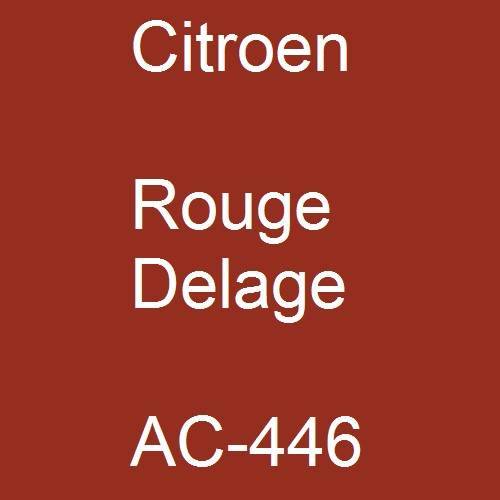 Citroen, Rouge Delage, AC-446.